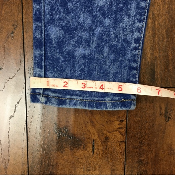 CITY INK Women’s Jeans Straight Leg Stonewashed Blue Denim Size 15 Juniors - Picture 9 of 12